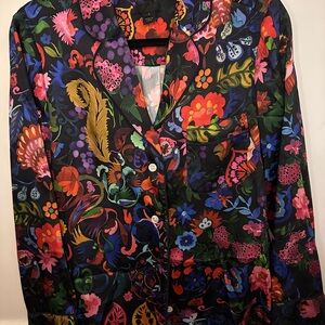 J. Crew Multicolor Floral Blazer